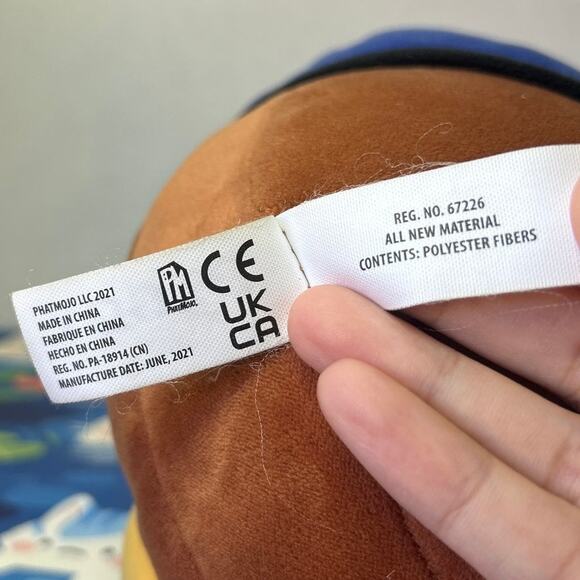 Piggy MiniToon Officer Doggy Head Plush Pillow Stuffed Animal Toy Doll - Picture 6 of 11